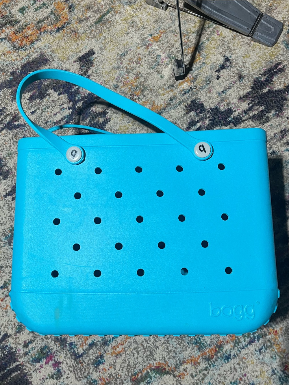 BOGG BAG Bright Turquoise Tote Bag Large